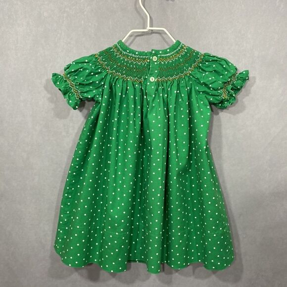 Handmade Halloween Pumpkin 🎃 Baby Infant Girl Dress. Size 12M - Picture 3 of 4